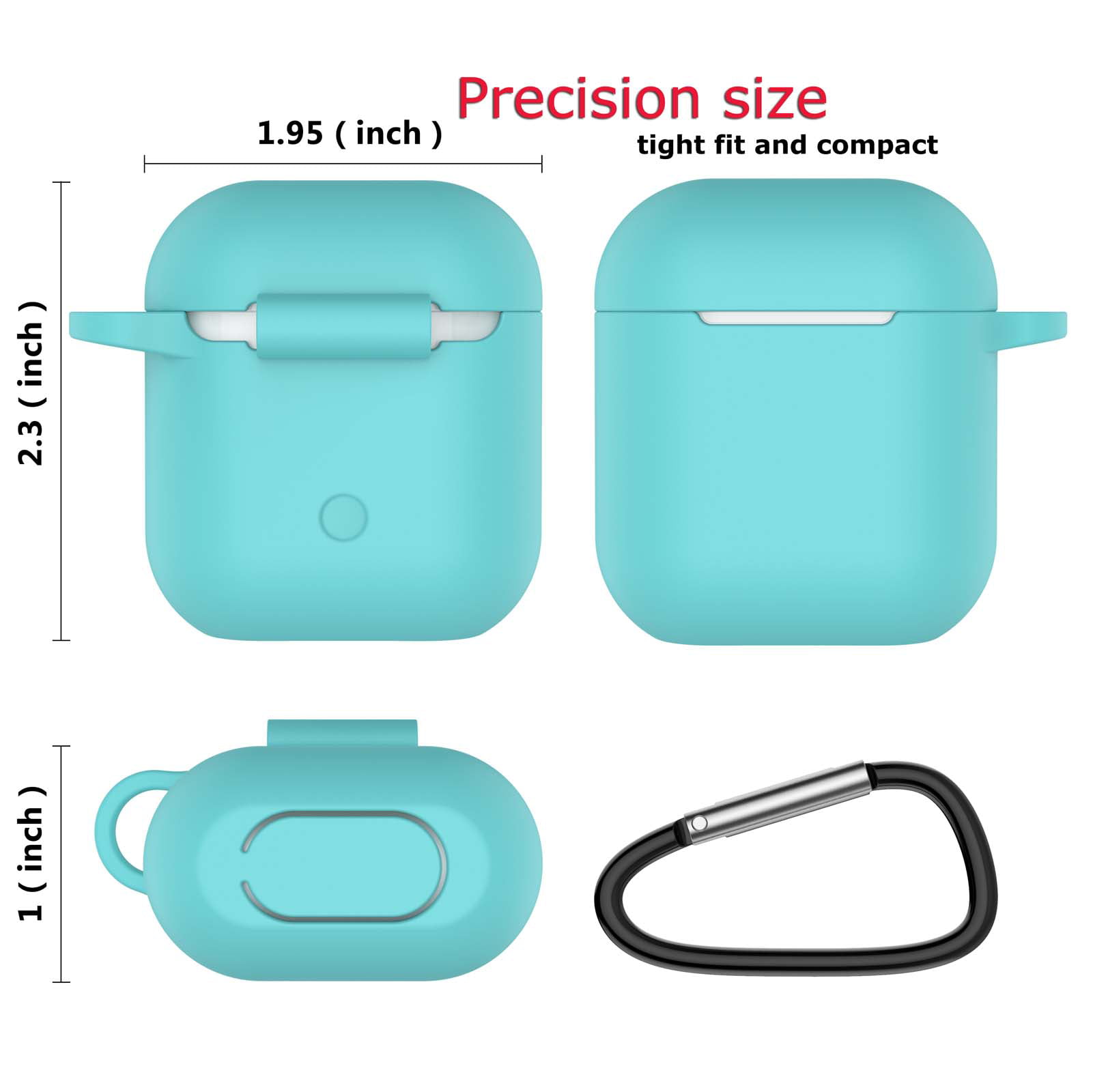 Njjex AirPods Case, AirPods PU Leather Hard Case, Portable Protective  Shockproof Earphone Accessorie…See more Njjex AirPods Case, AirPods PU  Leather
