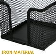 thumbnail image 6 of Notepad Dispenser Cocktail Desktop Holder Posts-it Memo Organizer Iron Mesh Storage Box Office, 6 of 6