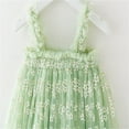 thumbnail image 3 of Toddler Tulle Dress for Girls Layered Tutu Ruffle Dresses Swing Twirly Fairy Summer Sundress for 3 Months-5 Years, 3 of 4