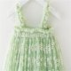 thumbnail image 4 of Odeerbi Niñas Verano Floral Tul Tutu Vestido Tank Vestido Cake Puffy Vestido Sin Mangas Tirante Malla Vestido de Sol, 4 of 5