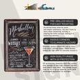 thumbnail image 3 of 8x12 Classic Manhattan Liquor Cocktail Recipe Retro Tin Sign Home Bar Menu Wall Decor Pub Alcohol Art, 3 of 7