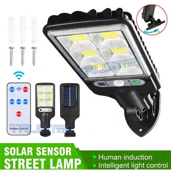 PURELY- Solar Power 72 Led Lights Pir Motion Sensor Outdoor Security Lamp Wall Lamp