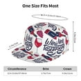 thumbnail image 6 of Bingfone Baseball Cap,Snapback Trucker Hat for Men & Women with Adjustable-Red Wine Glass Bottle, 6 of 9