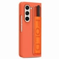 thumbnail image 3 of Allytech for Samsung Galaxy Z Fold5 Case with Wristband Pencil Holder, Build-in Screen Protector Heavy Duty Shockproof Solid Color Design Phone Case for Samsung Galaxy Z Fold5 - Orange, 3 of 10