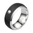 thumbnail image 2 of Fiudx Anillo Inteligente Nfc, Elegante Accesorio de Acero Inoxidable, Función de Intercambio de Datos Inalámbricos, Diseño Resistente Al Agua, Aplicación de Desbloqueo Móvil, Ideal para Entusiastas d, 2 of 3