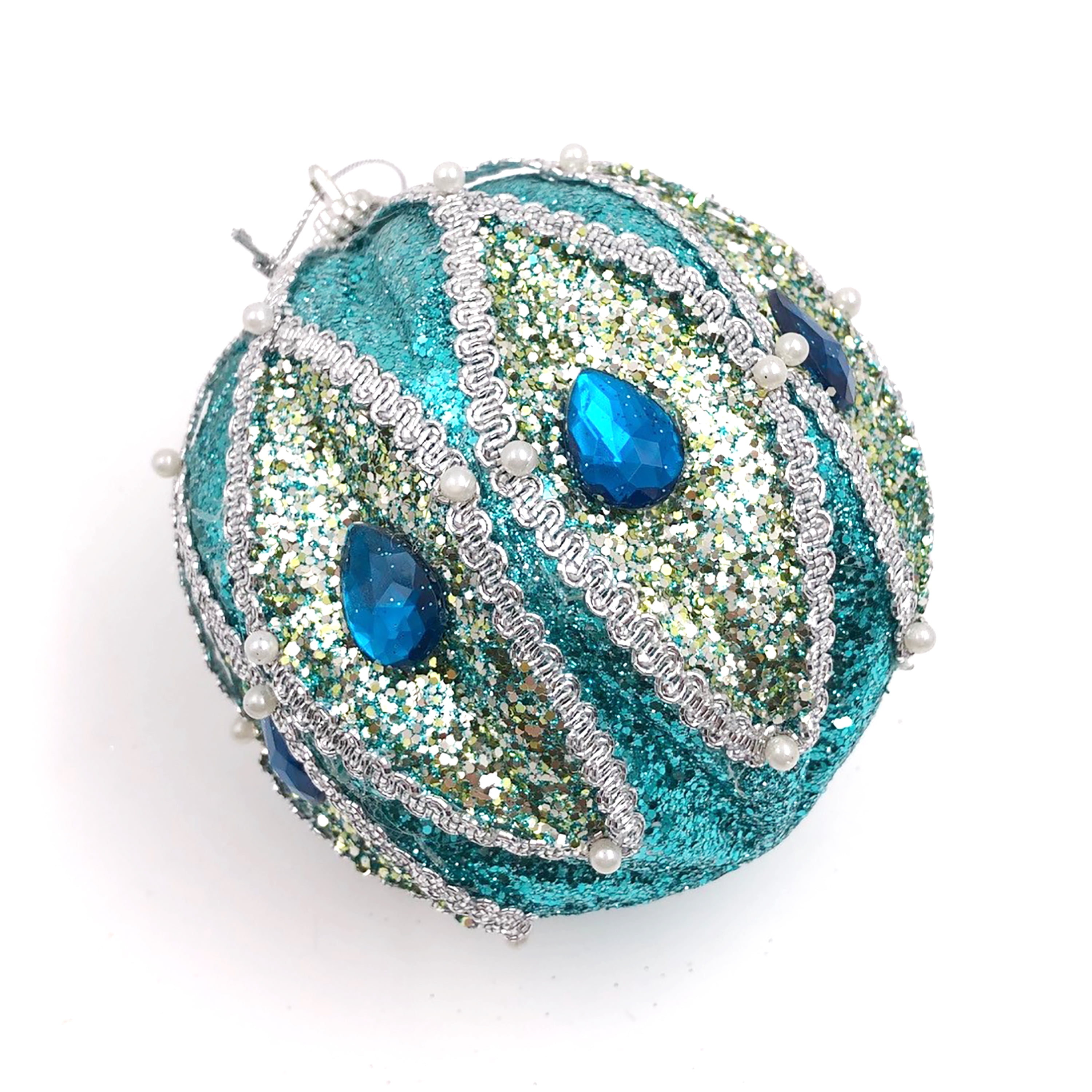 Holiday Time Teal Gem orn - Walmart.com - Walmart.com