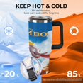 thumbnail image 5 of Dumbo 40 Oz Tumbler with Handle And Straw, Stainless Steel Double Wall Vacuum Insulated Coffee Cup Travel Mug Gifts for Women & Men, 5 of 8