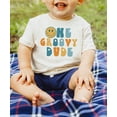 thumbnail image 3 of Groovy 1st Birthday Shirt for Infant Baby Boys Groove Dude Adorable First Birthday Outfit Natural Shirt 18 Months, 3 of 5