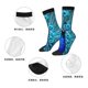 thumbnail image 5 of Fotbe Beautiful Blue Peacock Calcetas Largas con Estampado para Hombre y Mujer – Calcetas de Compresión Transpirables y Elásticas, Viajar y Uso Diario Talla 5-11, 5 of 6