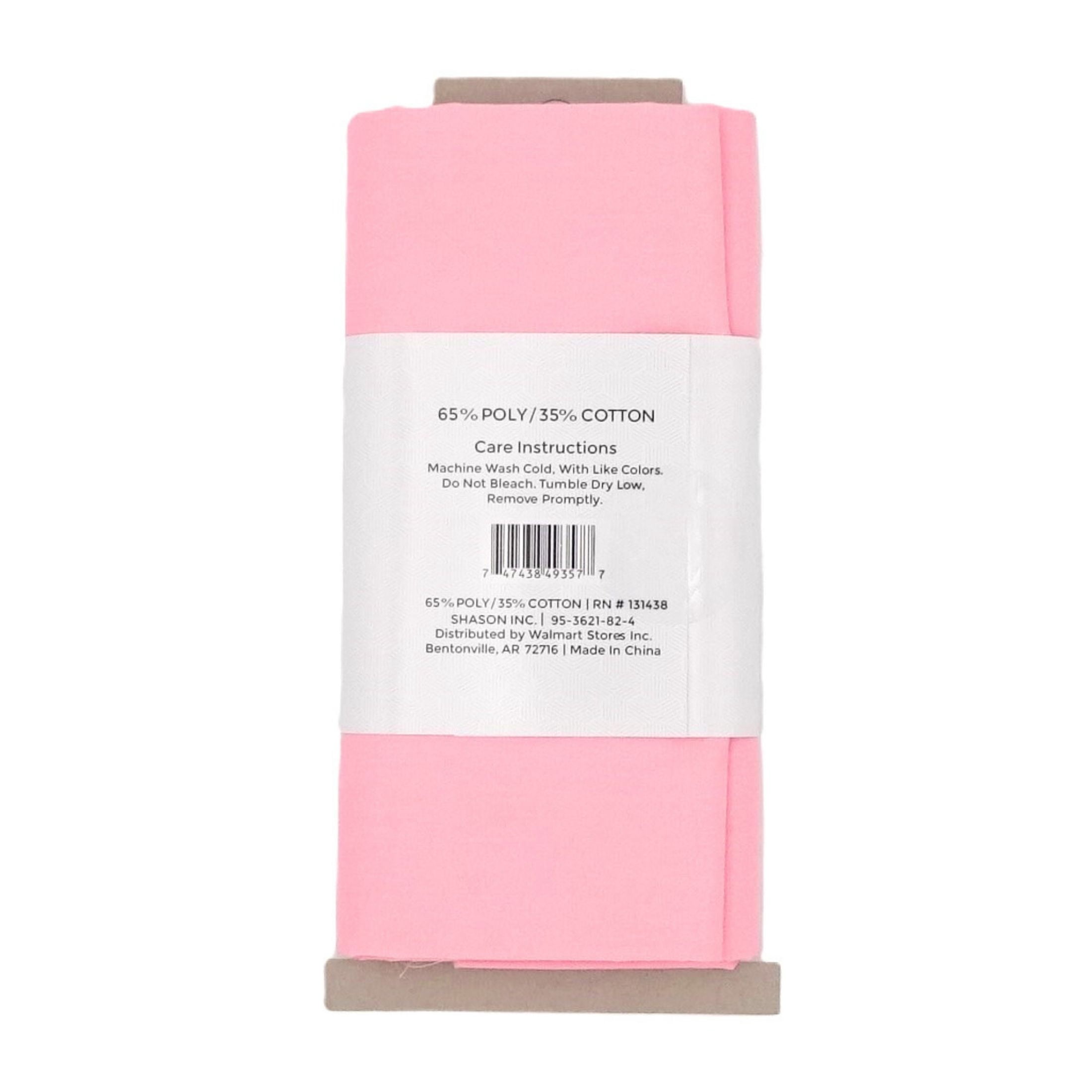 Shason Textile 2 Yard Cut Poly Cotton Fabric, Pink, 44" Wide for Craft & Quilting Projects
