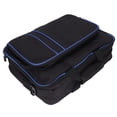 thumbnail image 4 of Bolsa de viaje de gran capacidad, funda protectora para consola de juegos PS5, controlador y accesorios de juego, azul y negro, 4 of 12