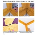 thumbnail image 6 of Self-adhesive foam skirting board, 3D stucco wall molding, protective barrier, easy application, waterproof wall border for corners lines ceiling decoration, 6 of 7
