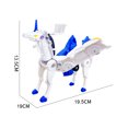 thumbnail image 1 of Tianyi-Robot de coche de juguete para niños, juguete mágico de Pegasus, unicornio, Deformación de impacto magnético, regalo de Navidad, 1 of 5