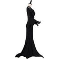 thumbnail image 3 of Morticia Addams Costume Women's Gothic Black Dress Halloween Costume, 3 of 7