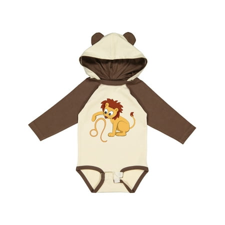 

Inktastic Cute Leo the Lion Zodiac Sign Gift Baby Boy or Baby Girl Long Sleeve Bodysuit