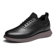 thumbnail image 1 of Zapatillas Oxford Wingtip MaxFlex para Hombre Bruno Marc, Negras, 1 of 7