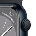 thumbnail image 3 of Restored Apple Watch Gen 8 Series 8 45mm Midnight Aluminum - Midnight Sport Band MNUJ3LL/A (Refurbished), 3 of 5