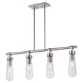 thumbnail image 2 of Nuvo 60-5365 - Beaker - 4 Light Trestle w/ Clear Glass - Vintage Lamps Included, 2 of 2