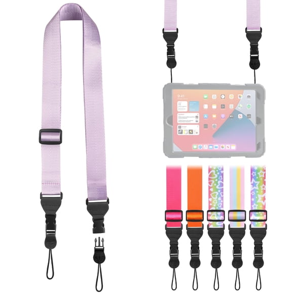 Correa de hombro FIEIL de nailon para iPad, cámara, ordenador portátil, color morado