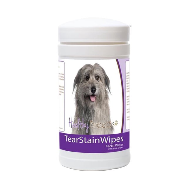 Healthy Breeds 840235171553 Pyrenean Shepherd Tear Stain Wipes - 70 Count
