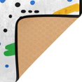 thumbnail image 3 of Yayeee Area Rugs for Living Room 5.2'x4' Non Slip Washable Bedroom Floor Carpet, Blue Simple Shapes, 3 of 5