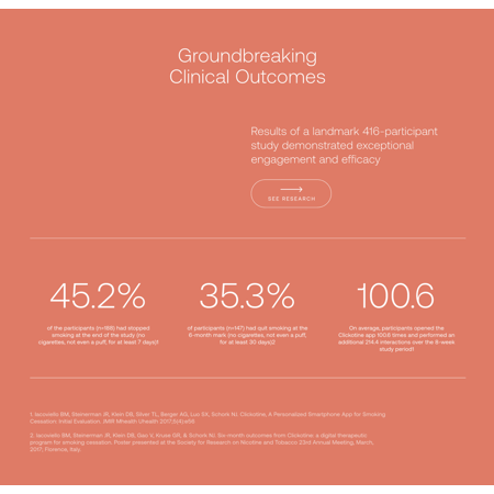 Clickotine: A Fully Digital Smoking Cessation Program Powered by Click Therapeutics
