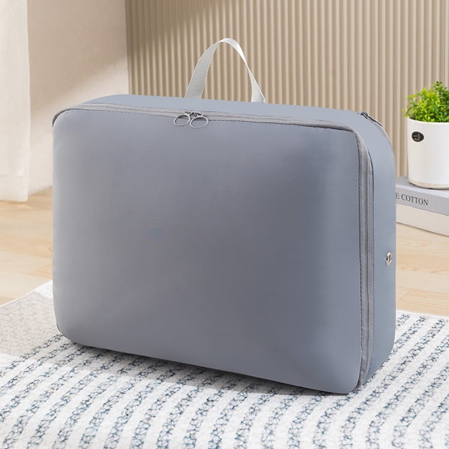Bolsa de almacenamiento para chaquetas de plumas, sábanas, edredones, artefactos de almacenamiento, bolsa de almacenamiento a prueba de polvo para ropa, bolsa de viaje comprimida para edredones para