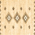 thumbnail image 1 of Ahgly Company Indoor Square Solid Brown Modern Area Rugs, 5' Square, 1 of 4