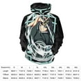 thumbnail image 2 of Demon Slayer Muichiro Tokito Mens Womens Novelty Hoodie 3D Print Pullover Hooded Long Sleeve Sweatshirts Tops Blouse with Pocket, 2 of 8