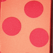 The Ribbon People Mango Orange Polka Dotted Wired Craft Ribbon 1.5" x 27 Yards