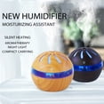 thumbnail image 3 of WQQZJJ 300ML Windmill Wood Grain Colorful Night Atomizing Humidifier Aromatherapy Essential Oil Diffuser Humidifiers For Home Small Humidifier, 3 of 4