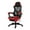 Black, Red, variant on Vinsetto Ergonomic Home Office Chair High Back Armchair Computer Desk Recliner with Footrest, Mesh Back, Lumbar Support and Wheels, Gray