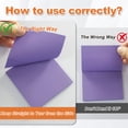 thumbnail image 5 of JILhome 36 Pads Sticky Notes, 3"x3" Notepad, Bright Color Memo Pads, Easy to Post for Home, Office, Notebook, 50 Sheets/Pad Total 1800Sheets, 5 of 8