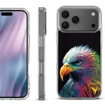 For iPhone 17 Pro Max Protective Shockproof Phone Case, by OneToughShield - Geometric Eagle