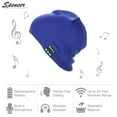 thumbnail image 5 of Spencer Bluetooth Music Beanie Wireless Bluetooth 4.2 Knit Hat with 2 Headphone Speakers & Mic for Men Women Christmas Gifts "Blue", 5 of 6