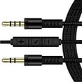 thumbnail image 6 of Replacement 3.5mm Cable for Headphones Car Auditory Integrated Microphone Voice Control Plated Coppered Wire, 6 of 8