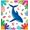 Blue, Pattern 1, variant on ODIKA 5x7 Machine Washable Non-Slip Area Rug, Alphabet Whale Parade with Playful Marine Motifs and Dancing Letters High Traffic Rug, Blue, 688882