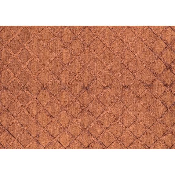 Ahgly Company Indoor Rectangle Oriental Orange Industrial Area Rugs, 2' x 3'