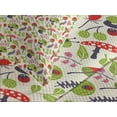 thumbnail image 4 of Ambesonne Mushroom Quilted Bedspread Set 3 Pcs, Ladybird Flower Snail, King Size, Multicolor, 4 of 5
