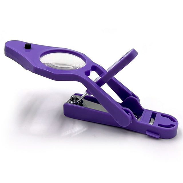 ZheElen Precion Trim LED Light Magnifier Nail Clippers For Using bright LED lights Children And Elderly Clipping