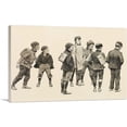 thumbnail image 1 of ARTCANVAS Newsboys Waiting For Delivery Time 1894 Canvas Art Print by Frederic Remington - Size: 12" x 8" (0.75" Deep), 1 of 9