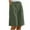 Army Green, variant on RYRJJ Womens Cotton Linen Bermuda Shorts Wide Leg Knee Length Summer Casual Long Shorts High Waisted Drawstring Shorts with Pockets(Army Green,L)