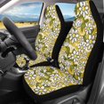 thumbnail image 2 of HUISEFOR Hippie Flower Car Seat Cover Breathable Soft Car Seat Covers Front Seats Only 2 Pack Comfortable Easy to Installation Universal Size Fit for Most Cars SUV, 2 of 7
