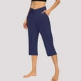 thumbnail image 2 of High Waist Yoga Leggings for Women Lightweight Cropped Lounge Pants Comfortable Casual Wear, 2 of 7