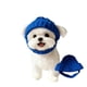 thumbnail image 2 of Gorro de invierno cálido con orejeras de punto rojo para perro, 2 of 2