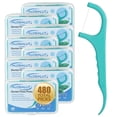thumbnail image 1 of Palillos de hilo dental Alosalut con sabor a menta, 480 unidades, 1 of 8