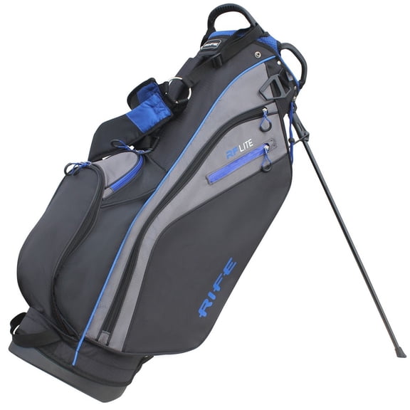 NEW Rife Golf RF-LITE Stand / Carry Bag 7-Way Top - Black / Blue