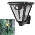 thumbnail image 1 of Muyoka Luces solares para exteriores 8 modos Control remoto Luz solar para cercas Luz de farol solar con recarga USB Luz de pared impermeable IP67 Iluminación de ángulo de 360° Luz de pared con sensor Muyoka Hogar, 1 of 7