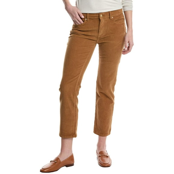 DL1961 womens Mara Corduroy Ankle Straight Pant, 23, Brown
