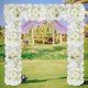 thumbnail image 3 of Simulación de boda, hilera de flores, decoración de flores de seda, fila inferior falsa, pared de flores de hotel, señalización, arco de boda, arte floral, 3 of 7